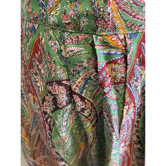 VTG Ralph Lauren Prairie Maxi Skirt Wool Blend Pleated RARE Boho Holiday 80s 10 - Picture 11 of 16